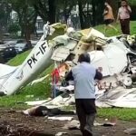Pesawat Latih Jatuh di BSD Tangsel, Diduga Ada Korban Jiwa